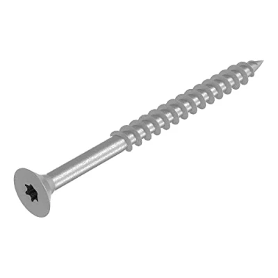 Immagine di SECCARO viti per truciolato 4,5 x 60 mm, in acciaio inox V2A VA A2, legno con filettatura parziale, TX/esagono incassato, 150 pezzi