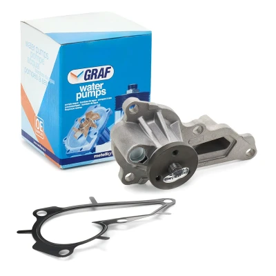Immagine di GRAF PA1487 Pompa acqua con guarnizione meccanico per trasmissione cinghia Poly V RENAULT: Megane 4, Clio Hatchback