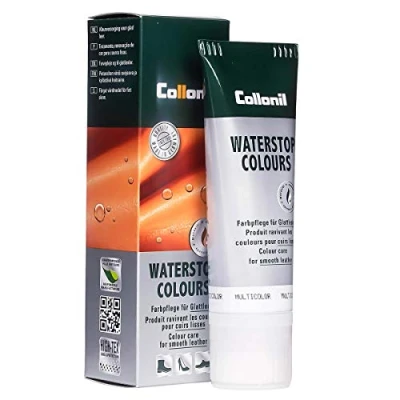 Immagine di Collonil Waterstop Classic, Lucido da Scarpe Unisex Adulto, Marrone (Coñac), 75 ml
