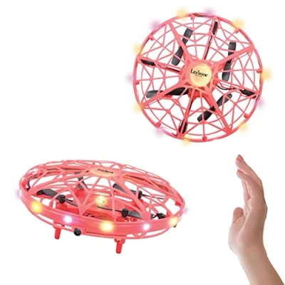Immagine di Lexibook, Crosslander® UFO, Primo drone illuminato ricaricabile con controllo gestuale per bambini, fino a 5km/h, sensore di movimento, mantenimento dell&#039;altitudine, effetti luminosi, UFO01