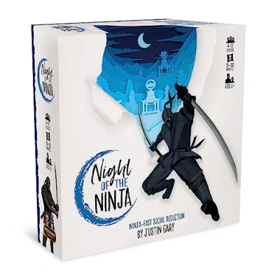 Immagine di Brotherwise Games , Night of the Ninja Board Game Ages 12+ 4 11 Players 15 30 Minutes Playing Time