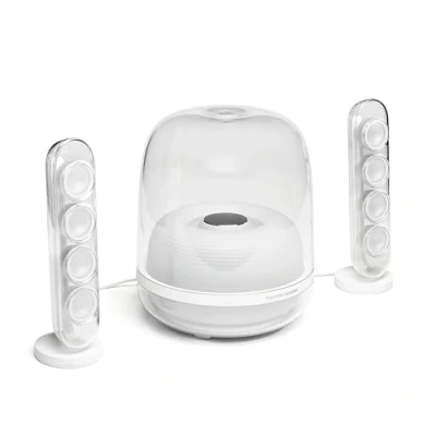 Immagine di Harman Kardon SoundSticks 4 Sistema di altoparlanti Bluetooth, colore: Bianco