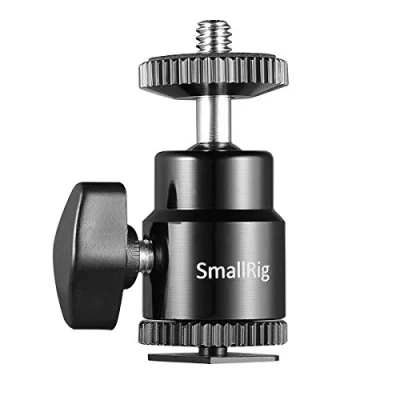 Immagine di SMALLRIG Testa della Sfera Supporto Fotocamera Adattatore per Pattini Freddi Monitor LCD, Microfono, Luce LED 761
