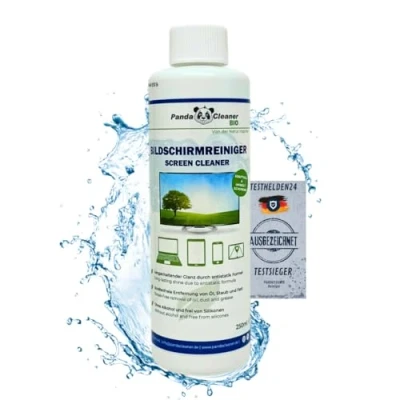 Immagine di PandaCleaner pulisci schermo 250ml flacone di ricarica Spray detergente per senza alcool salviette occhiali pulizia accessori pc