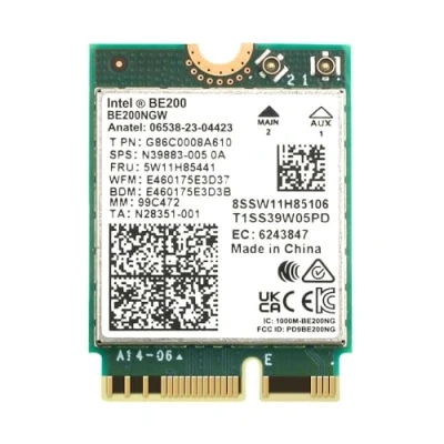Immagine di Nuovo Wi Fi 7 Bluetooth 5.4 Intel BE200 Scheda Wifi BE200NGW 2.4/5/ 6 GHz 5.8 Gbps Per Windows 11 PC Laptop, Not Support AMD