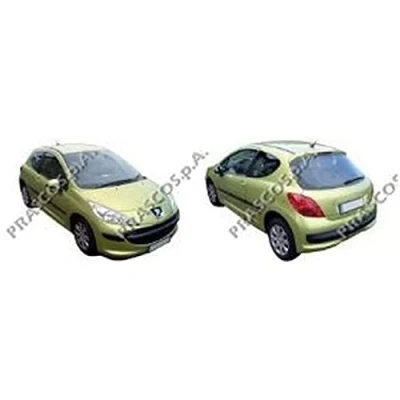 Immagine di PRASCO PG3207413 Copertura, Specchio esterno Dx con la prima mano PEUGEOT: 207 Hatchback, SW