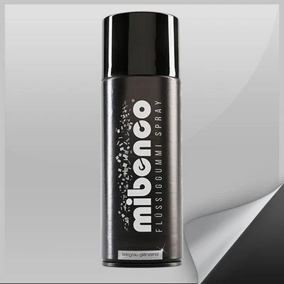 Immagine di Mibenco 71417011 Vernice grigio ghisa, lucente aerosol 400ml Flüssiggummi spray