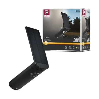 Immagine di Paulmann 94260 Ilias Lampada solare da parete per esterno con rilevatore di movimento ERP: G (A G) 1.20 W Bianco caldo Antracite