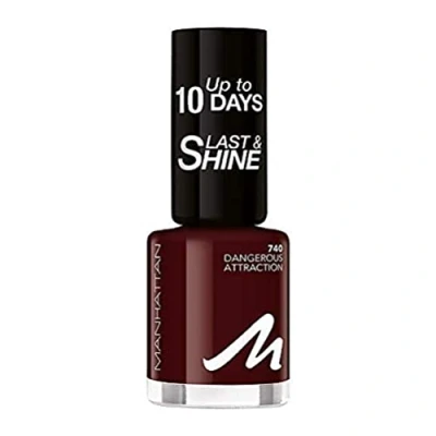 Immagine di Manhattan Last &amp; Shine Smalto per unghie, n. 740, Dangerous Attraction, 1 confezione da 10 ml