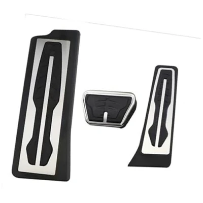 Immagine di DEMULAX Copri piastra pedali auto, for BMW, Serie 3 G20 G21 2020 2022 Accessori Cuscinetti antiscivolo Acceleratore pedale freno carburante Poggiapiedi Sovrapposizione del