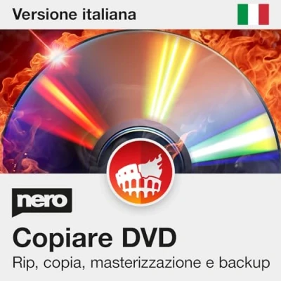 Immagine di Nero copia e masterizzazione di dvd Burning ROM 2024 programma, software backup Licenza illimitata 1 PC Windows 11 / 10 8 7