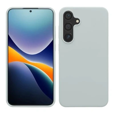 Immagine di kwmobile Cover per Samsung Galaxy S24 Plus Custodia Back Case Caricatore Wireless Antiurto e Flessibile in Silicone TPU menta freddo