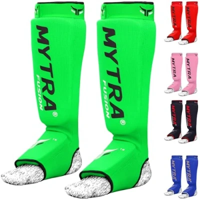 Immagine di Mytra Fusion Shin Instep Kick Boxing Training Pads, Karate Pads