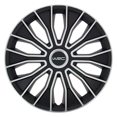 Immagine di WRC 007469 Copricerchi 15 nero/argento