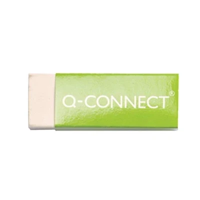 Immagine di Q Connect PVC KF00236 Gomma per cancellare, bianca, 1 confezione da 20 pezzi