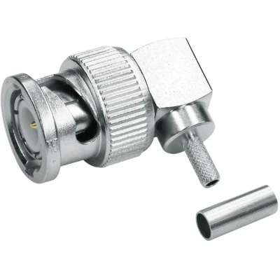Immagine di Telegärtner J01000A0010 Connettore BNC Spina angolata 50 Ω 1 pz.