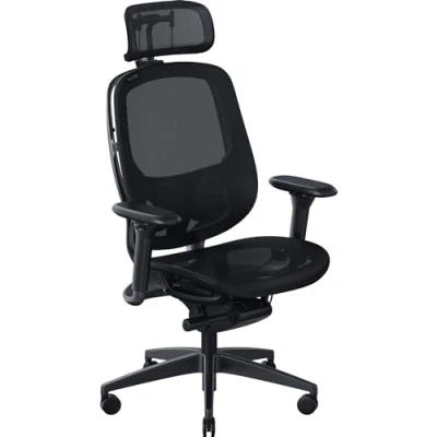 Immagine di Razer Fujin Pro Sedia da gaming completamente regolabile con rete traspirante resistente (Tecnologia Synchro tilt controllo, Supporto lombare 2D) Nero