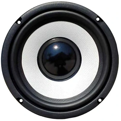 Immagine di MASTER AUDIO 1 MA16BT/4 altoparlante woofer bianco professionale 16,50 cm 165 mm 6,5&quot; 150 watt rms 300 max 4 ohm sospensione in gomma 91 db auto, pezzo