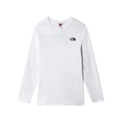 Immagine di The North Face MENS EASY TEE Maglietta a manica lunga, Uomo, Taglia: Small, White/black