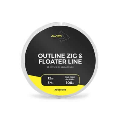 Immagine di Avid Carp Outline Zig &amp; Floater Line 0,33mm (6,8kg) Matierale per terminali carpfishing