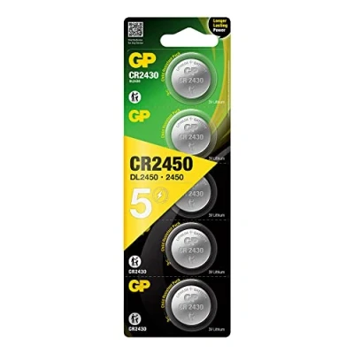 Immagine di GP Batteries Batteria a bottone CR 2450 3 V 5 pz. Litio GPCR2450STD954C5