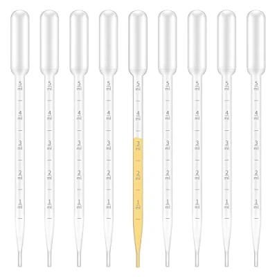 Immagine di G2PLUS 100PCS Pipette Pipetta di Trasferimento in Plastica 5ML Contagocce per Trasferire Profumo,Olio Essenziale e Laboratorio