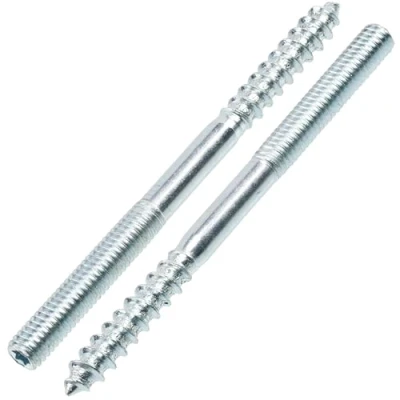 Immagine di AERZETIX C75866 Set di 12 viti a doppio filettatura M6x80mm prigioniero filettato in acciaio