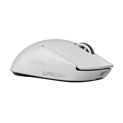 Immagine di Logitech g Pro X SUPERLIGHT 2 SE mouse gaming wireless, Grade da 60 con 5 pulsanti programmabili, sensore a 44.000 DPI, &gt;888 IPS, velocità di aggiornamento 1 kHz, USB C, PC/Mac Bianco