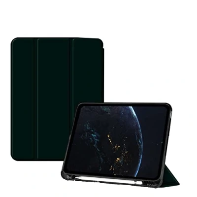 Immagine di BXGH custodia per iPad 10.2 9a generazione 2021/iPad 8a 2020/iPad 7a 2019, sottile posteriore rigida protettiva Smart Cover Zoll Nero