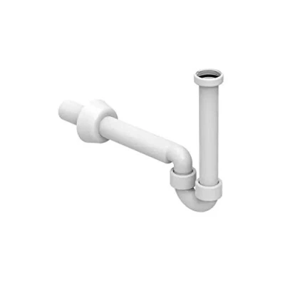 Immagine di Geberit 151.101.11.1 Sifone per Bidet in PP, Bianco, 11/4 x 40 mm