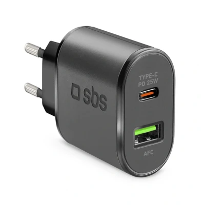 Immagine di CARGADOR DE PARED SBS 1X USB TYPE C PD 25 W + AFC
