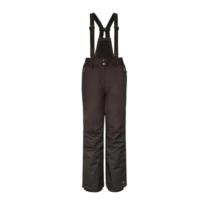Immagine di Killtec Vitalya Jr, Pantaloni da Sci con Pettorina, Protezione Bordi e paraneve, Colonna d&#039;Acqua 10.000 mm Ragazza, Schwarz, 164 (L)