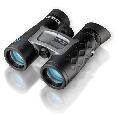 Immagine di STEINER Binocolo BluHorizons 8x32 Ottica di qualità tedesca, riduce i riflessi o l&#039;abbagliamento da acqua, sabbia neve, compatto e leggero