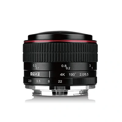 Immagine di Meike 6.5mm f/2.0 Ultra Wide Circular Fisheye Lens for Fujifilm X Mount Mirrorless APS C Camera Pro2 E3 T1 T2 T10 T20 A2 E2 E2s E1 X30 X70 M1 A1 XPro1 etc