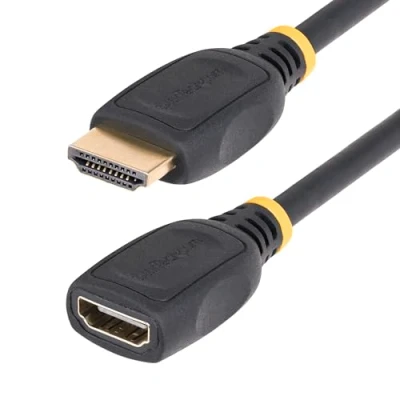 Immagine di StarTech.com cavo prolunga HDMI 2.0 da 2m, ad alta velocità 4K 60Hz, cavetto maschio a femmina, M/F
