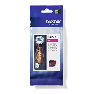 Immagine di Brother LC427XLM Cartuccia Inkjet Originale, fino a 5000 pagine, per Stampanti MFCJ5955DW / MFCJ6955DW HLJ6010DW, Magenta, extra large