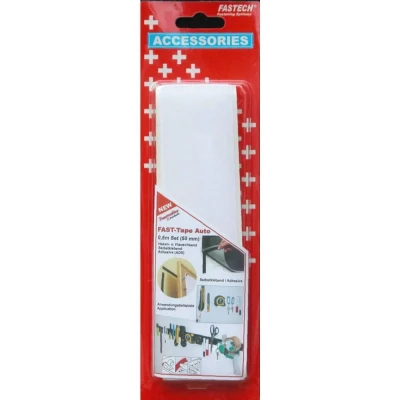 Immagine di FASTECH® 919 0000C Nastro a strappo per incollaggio colla caldo lato morbido e rigido (L x L) 500 mm 50 Bianco 1 Paio/a
