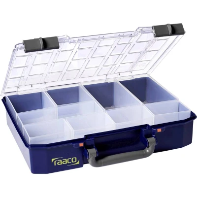 Immagine di raaco CarryLite 80 4x8 9 Universale Valigetta per minuteria (L x L A) 278 337 mm Scomparti: Contenuto 1 pz.