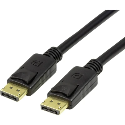 Immagine di LogiLink Displayport Cavo Spina DisplayPort, 3.00 m Nero CV0121