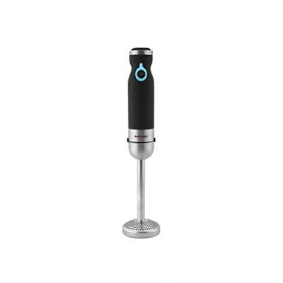 Immagine di GASTROBACK #40975 frullatore a immersione Advanced Pro, potente (800 Watt) in acciaio INOX con numerosi accessori, blu, D x H: 65 400 mm