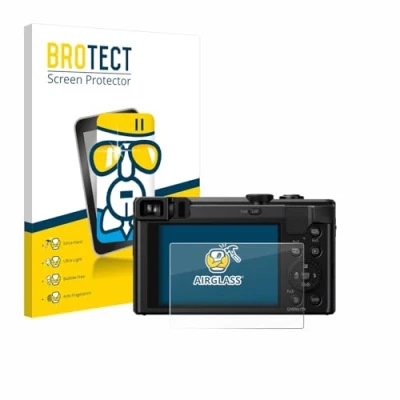 Immagine di brotect Pellicola Protettiva Vetro per Panasonic Lumix DMC TZ80 Protezione Schermo [Durezza Estrema 9H, Chiaro]