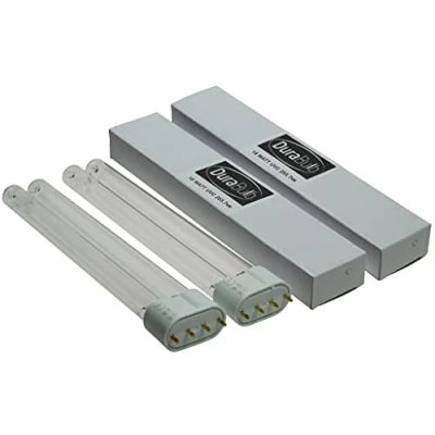 Immagine di DuraBulb Confezione doppia di lampadine ricambio da 18 W UV (ultravioletto) per filtri UVC e chiarificatori laghetto