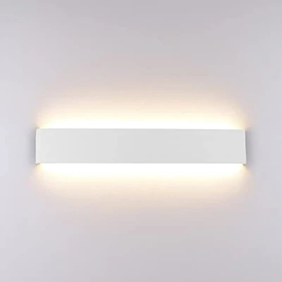 Immagine di Klighten Lampada da Parete LED Interno 16W, 51cm Applique Alluminio Moderne, Muro Up Down per Soggiorno, Camera Letto, Scala, 1520 Lumen, Bianco Caldo 3000K,