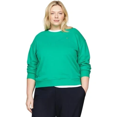Immagine di Tommy Hilfiger Curve CORE SLIM Straight Pantaloni, Donna, Taglia: 54, Desert sky