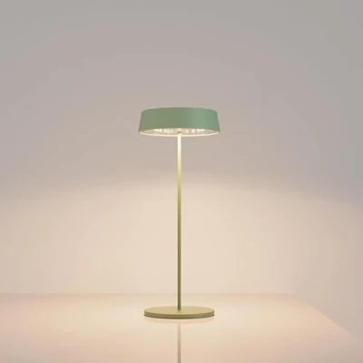 Immagine di Palmina 901,lampade da tavolo senza fili,lampade ricaricabili E Dimmerabile In Alluminio,abat jour fili 4400mah,Protezione IP54,luce esterno/Interno/Verde