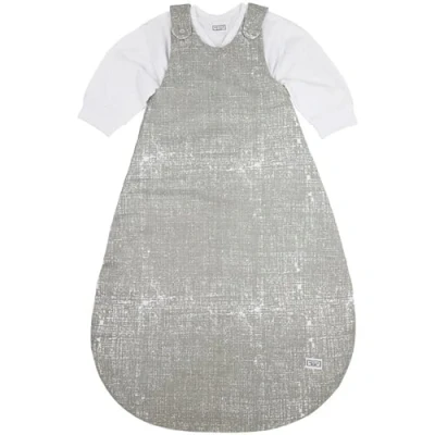Immagine di MEYCO Baby Fine Lines Sacco nanna 2 pezzi, foderato (in 100% cotone, con zip integrale, delicato sulla pelle, resistente alle rughe, dimensioni: 68/74), grigio
