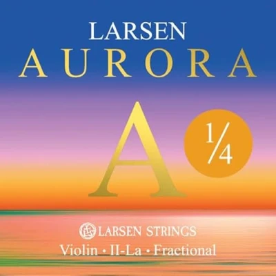 Immagine di LARSEN STRINGS Aurora 1/4 corde per violino A medio