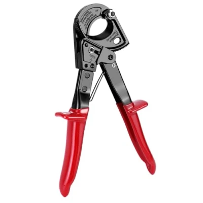 Immagine di QWORK® Tagliacavi, HS325A Robusto tagliacavi a cricchetto, per cavi in ​​rame e alluminio, fino 240 mm²