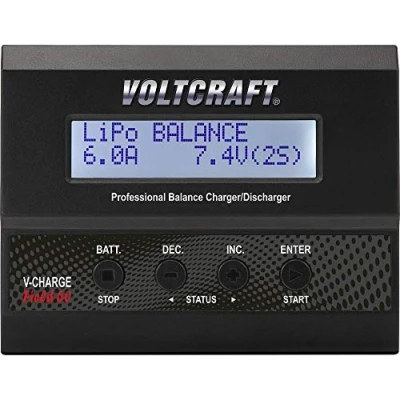 Immagine di VOLTCRAFT V Charge 60 DC Caricabatterie multifunzione per modellismo 12 6 A LiPo, LiIon, LiFePO, LiHV, NiCd, NiMH, Pi