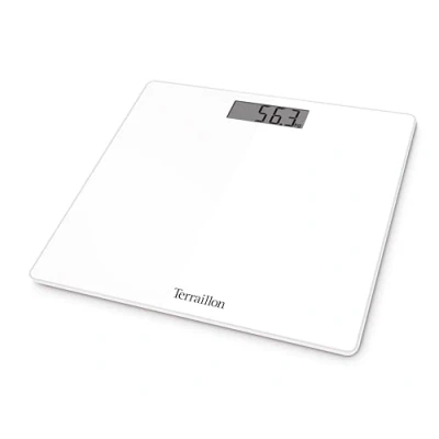 Immagine di TERRAILLON TSQUARE Bianco Pesa persona elettronica compatta e ultra piatta Display LCD Capacità 180 Kg